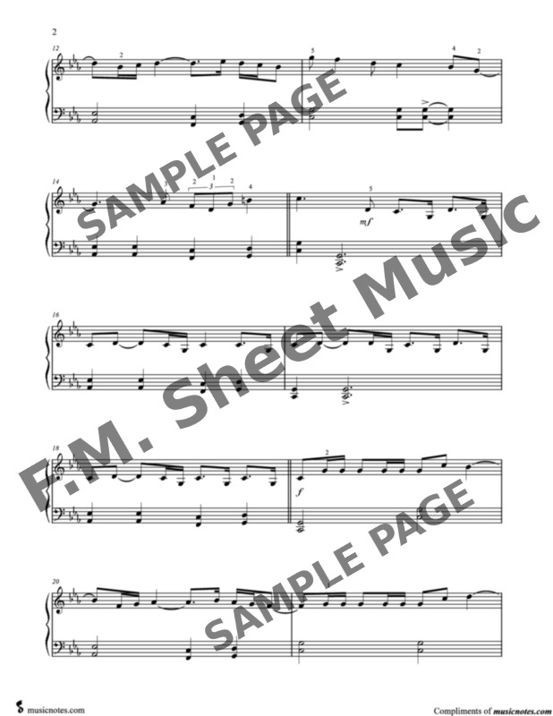 The Mandalorian (Easy Piano: Abridged) By Ludwig Goransson - F.M. Sheet